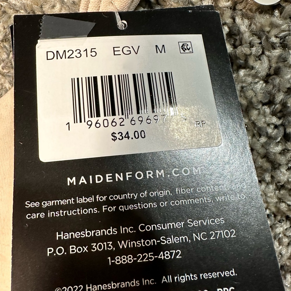 NWT Maidenform Women's M Seamless Crop Tank Wireless Bralette Size Medium - Picture 7 of 9